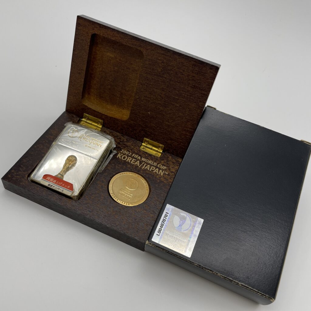 2002 FIFA WORLD CUP KOREA/JAPAN Zippo ライター 限定品 優勝トロフィー メタル 買取 高松 トレリバ