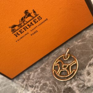 高松市 エルメス ダダ 750PG K18ピンクゴールド 馬モチーフ トップ 買取実績