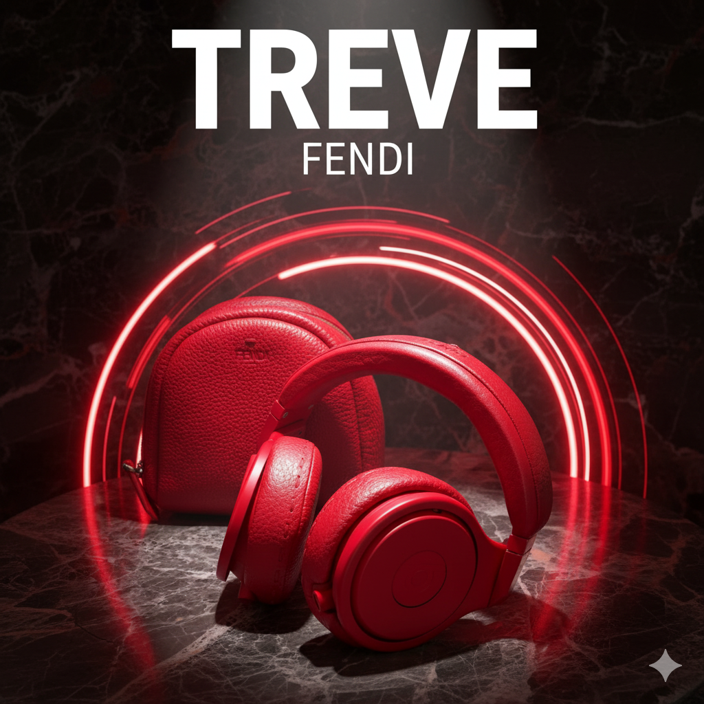 TREVE フェンディ ヘッドホン アクセサリー 赤 買取 高松