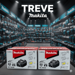 マキタ（Makita）の18V 6.0Ahバッテリー（BL1860B）のパッケージ画像。高松市内のマキタ電動工具買取専門店「TREVE」のイメージ。