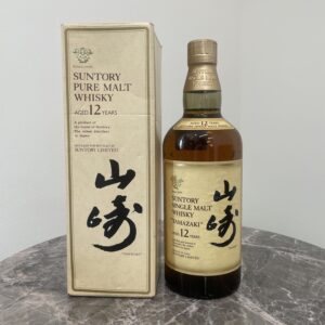 【高松市 酒買取】 山崎12年ウイスキー（サントリー）を高価買取しました。国産ウイスキーの未開封品を高額査定。