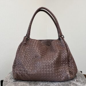 高松市でボッテガ・ヴェネタのイントレチャート・トートバッグを高価買取。ブランドバッグ査定。