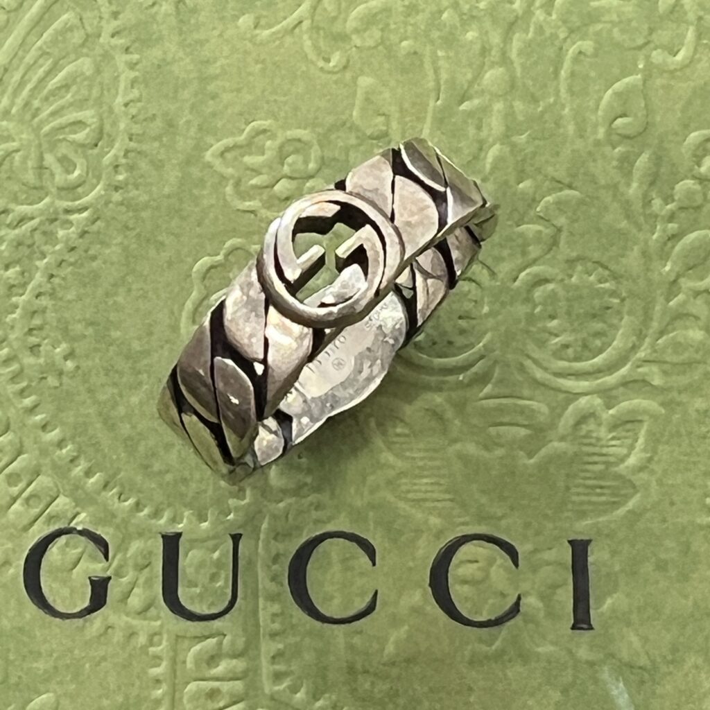 高松市でグッチの指輪（インターロッキングG）を高価買取。ブランドアクセサリーの査定なら。