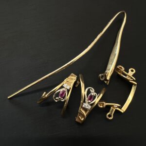 高松市のトレリバで買取したK18イエローゴールドのメガネフレーム。金の買取、貴金属査定。