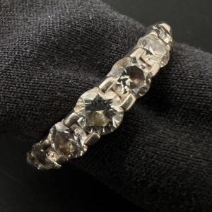 高松市のトレリバで買取したPT850ダイヤモンド一文字リング。プラチナ・宝石高価査定。