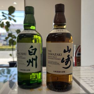 高松市のトレリバで買取したサントリーのウイスキー山崎と白州。お酒・シングルモルト高価査定。