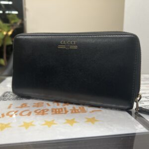 高松市のトレリバで買取したグッチのヴィンテージロゴ長財布。ブランド財布高価査定。