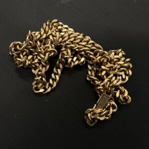 高松市のトレリバで買取したK18喜平ネックレス。金の買取、貴金属・ジュエリー高価査定。