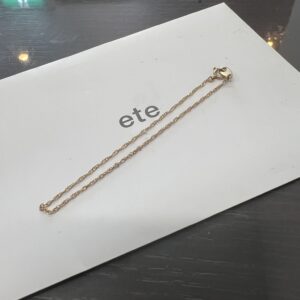 高松市のトレリバで買取したete（エテ）のK10イエローゴールドブレスレット。管理番号2763。