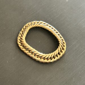 高松市のトレリバで買取したK18（18金）喜平リングの画像。貴金属・金の査定実績。