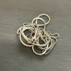 高松市のトレリバで買取したPt850プラチナネックレスの画像。