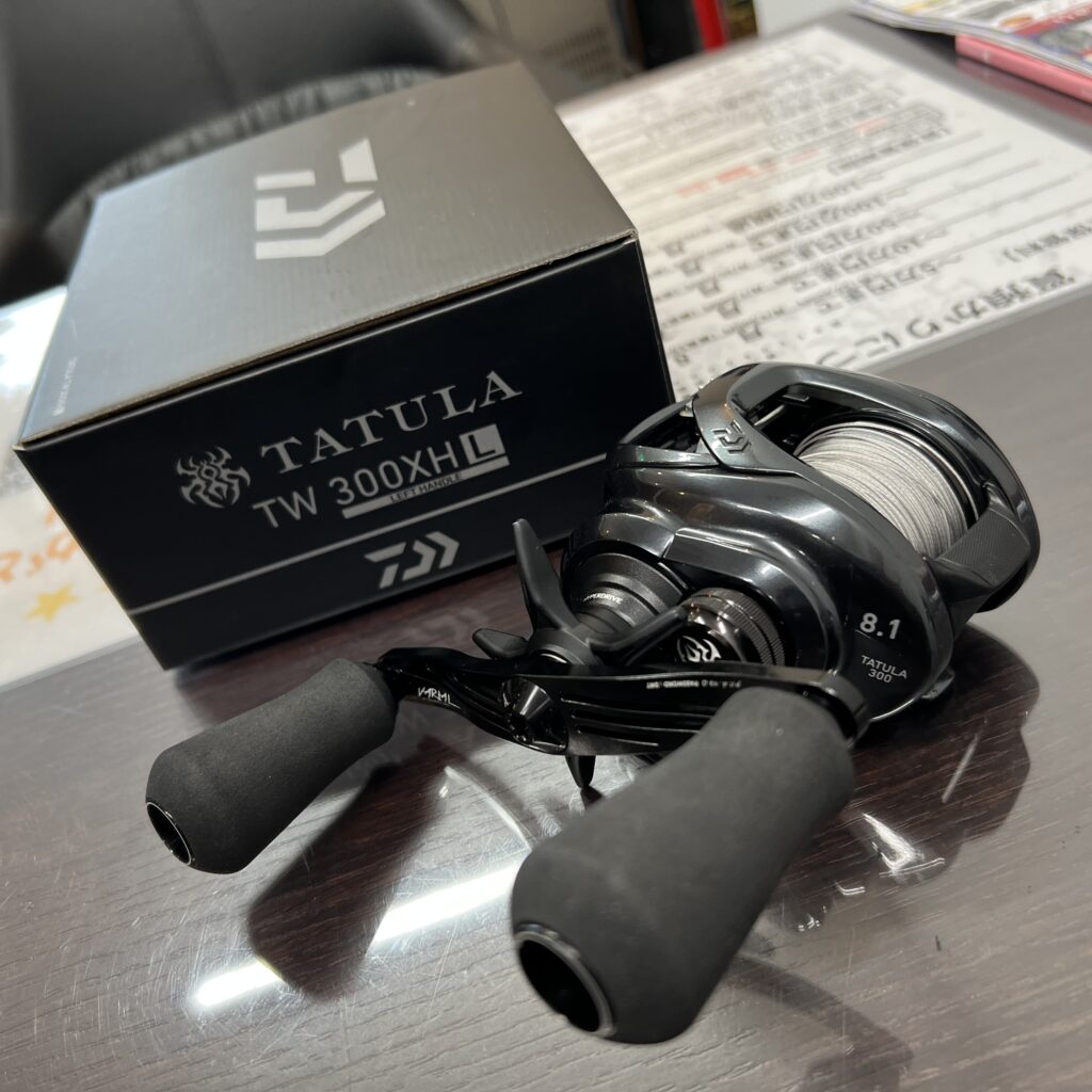 高松市のトレリバで買取したダイワ（DAIWA）のリール、タトゥーラTW 300XHLとDRTバリアルハンドル。