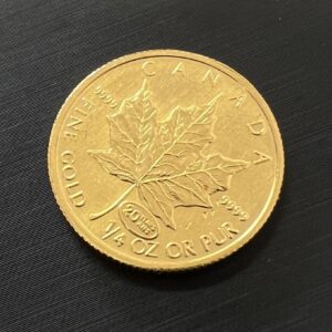 高松市のトレリバで買取したメイプルリーフ金貨。