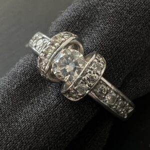 高松市のトレリバで買取したPt900ダイヤモンドリング。
