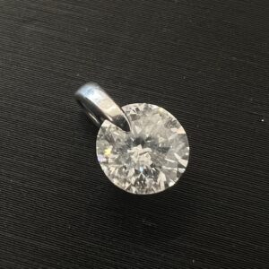 高松市のトレリバで買取した1ctオーバーのPt900天然ダイヤモンドペンダントトップ。一粒ダイヤ宝飾ジュエリーの画像。