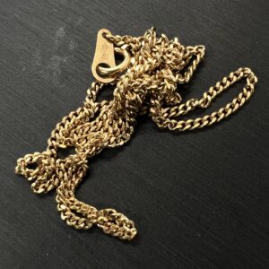 高松市のトレリバで買取したK18喜平ネックレス 造幣局ホールマーク入りの画像