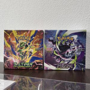 高松市のトレリバで買取したポケモンカード ストームエメラルダ アビスアイ 未開封BOX シュリンク付の画像